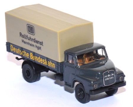 MAN 635 Kurzhauber Pritschen-LKW DB Rollfuhrdienst Mannheim