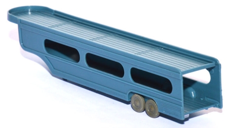 Auflieger von Autotransportsattelzug mattgraublau