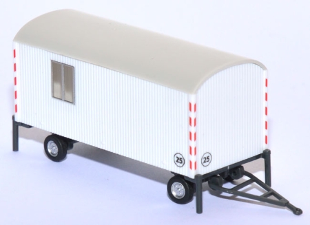 Bauwagen 2achsig weiß