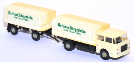 Skoda S 706 RT Lastzug Pritsche mit Plane Berliner Bürgerbräu