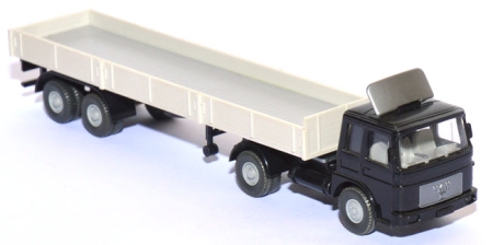 MAN 19.230 Pritschensattelzug schwarz