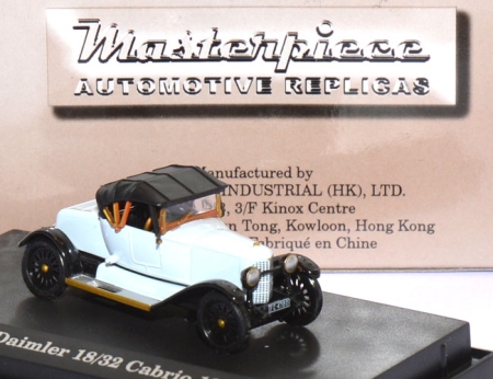 Astro-Daimler 18/32 Cabrio geschlossen weiß  1914