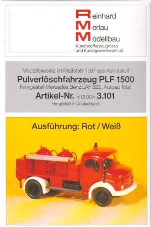 Mercedes-Benz LAF 322 Pulverlöschfahrzeug PLF 1500 Bausatz