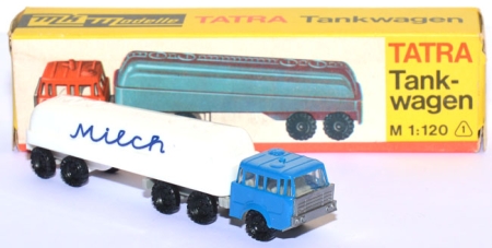 Tatra Tanksattelzug (Tankwagen) Milch blau TT