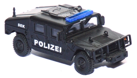 Hummer H1 Polizei SEK schwarz