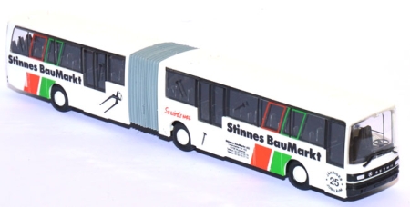 Setra Gelenkbus S 221 UL Stinnes BauMarkt weiß