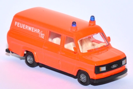 Ford Transit 3 Kasten Feuerwehr tagesleuchtrot