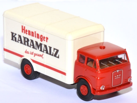 MAN 10.212 F Koffer-LKW Henninger Karamalz