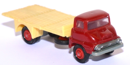 Ford Thames LKW Flachpritsche dunkelrot