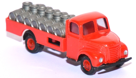 Ebro B45 Getränkewagen mit Fässern rot