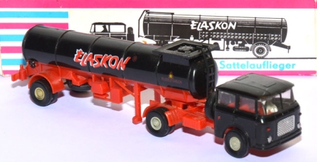 Skoda S 706 RTTN Sattelzug Tankwagen Elaskon schwarz