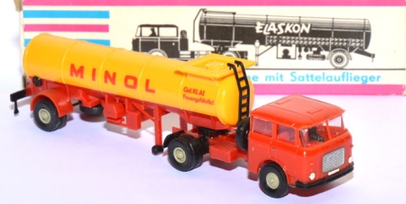 Skoda S 706 RTTN Sattelzug mit Kesselauflieger Minol