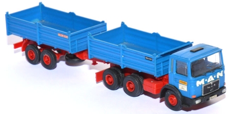 MAN F8 Kipper Lastzug - montierter Bausatz