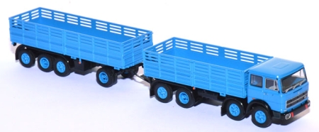 Fiat 691 Millepiedi Pritschenlastzug blau