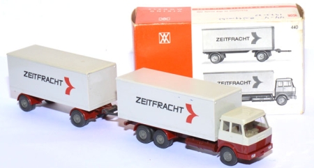 Hanomag-Henschel F 221 LE Kofferlastzug Zeitfracht