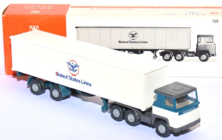 Scania 110 Containersattelzug 40 ft United States Lines