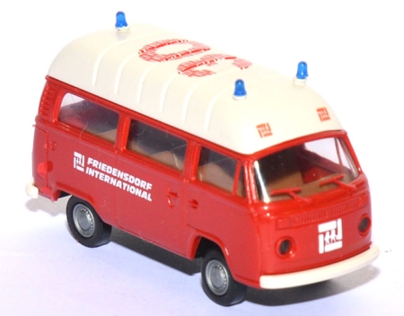 VW T2 Bus HD Feuerwehr Friedensdorf International rot