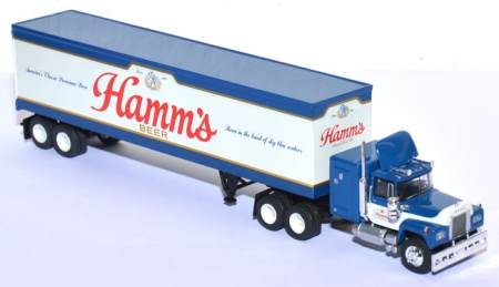 Mack RS 700 Koffersattelzug Hamm´s Beer