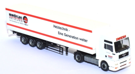 MAN TG-A XXL Pritschensattelzug IMKEN / Brötje Heizung