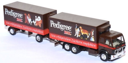 Mercedes-Benz SK 2435 Kühlkoffer-Lastzug Pedigree Pal
