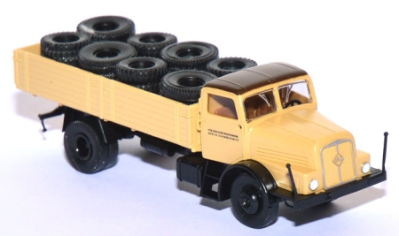 IFA H6 Pritschen-​LKW VEB Berliner Reifenwerk beige
