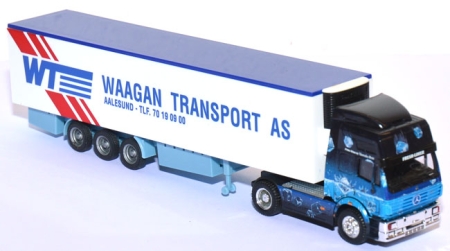 Mercedes-Benz SK 1853 Frech-Liner Kühlkoffer-Sattelzug Waagan Norwegen