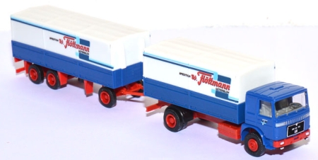 MAN 16.321 Pritschen-Lastzug Flöttmann