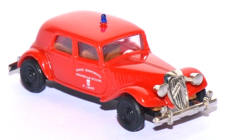 Citroen 15 six CV Feuerwehr rot