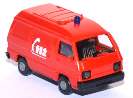 Mitsubishi L 300 Kasten HD Feuerwehr rot