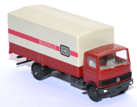 Mercedes-​​Benz LP 813 Pritschen-​​LKW DB Stückgut dunkelrot