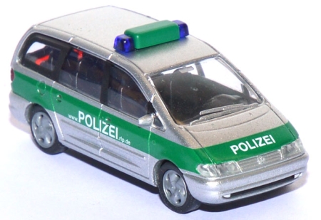 VW Sharan Polizei Rheinland-​Pfalz grün