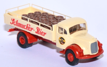 Mercedes-Benz L 311 Getränkepritschen-LKW Schmucker-Bier