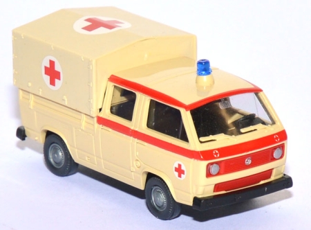 VW T3 DoKa Pritsche Rotes Kreuz elfenbein