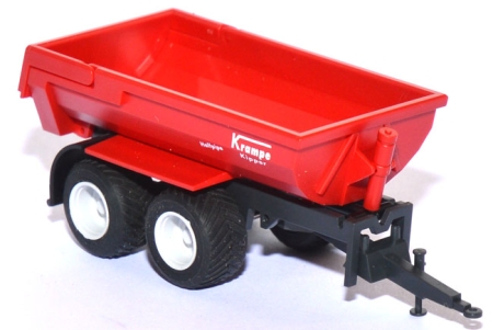 Halfpipe Muldenkipper Anhänger Krampe Osters & Voß rot