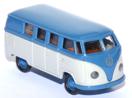 VW T1 Bus brillantblau / lichtgrau