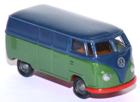 VW T1 Kasten saphirblau / resedagrün