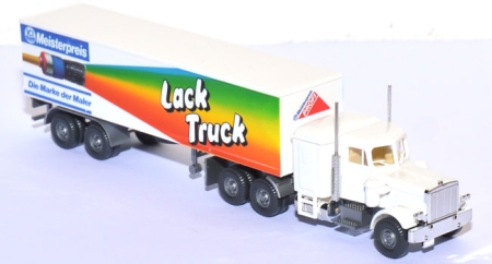 Peterbilt 359 Koffersattelzug Meisterpreis Lack Truck weiß