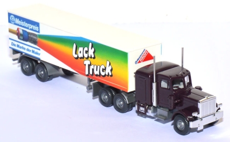 Peterbilt 359 Koffersattelzug Meisterpreis Lack Truck purpurviolett