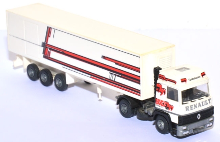 Renault R 370/390 Turboleader Kühlkoffersattelzug