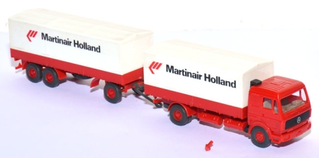 Mercedes-Benz SK Pritschenlastzug Martinair Holland rot
