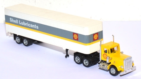 Peterbilt CON Koffersattelzug Shell Lubricants
