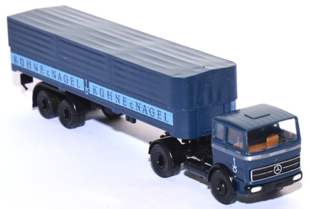 Mercedes-Benz LP 1620 Pritschensattelzug Kühne & Nagel
