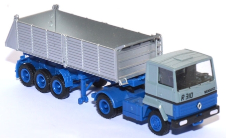 Renault R 310 Hinterkipper-​Sattelzug graublau