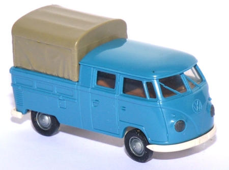 VW T1 Doka Pritsche mit Plane blau