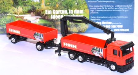 MAN F90 Pritschenlastzug mit Ladekran Rinn
