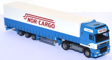 DAF 95 XF Jumbo-​Gardinensattelzug NOR-​CARGO
