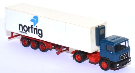 MAN F90 Kühlkoffer-​Sattelzug Norfrig DK