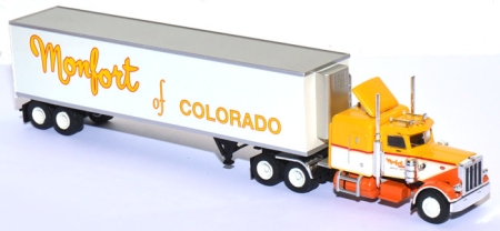 Peterbilt 359 Kühlkoffer-Sattelzug Monfort