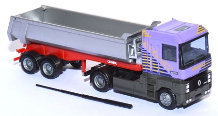 Renault AE 500 Magnum Hinterkipper-Sattelzug