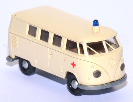 VW T1 Bus Krankenwagen Rotes Kreuz creme